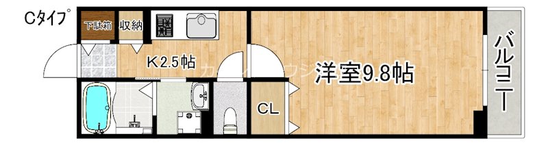 キャッスルドン・アニュー 間取り