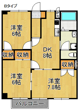 シャンパーニュ２番館 間取り