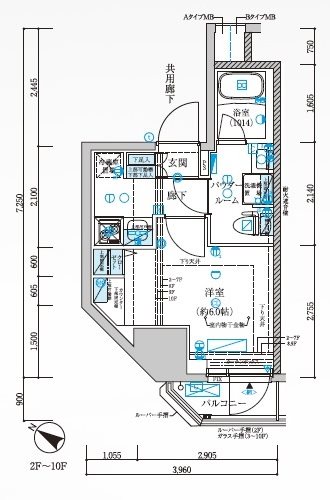 メインステージ横濱弥生町 間取り