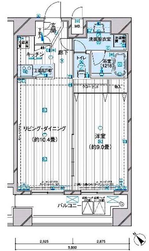 メインステージ王子 間取り