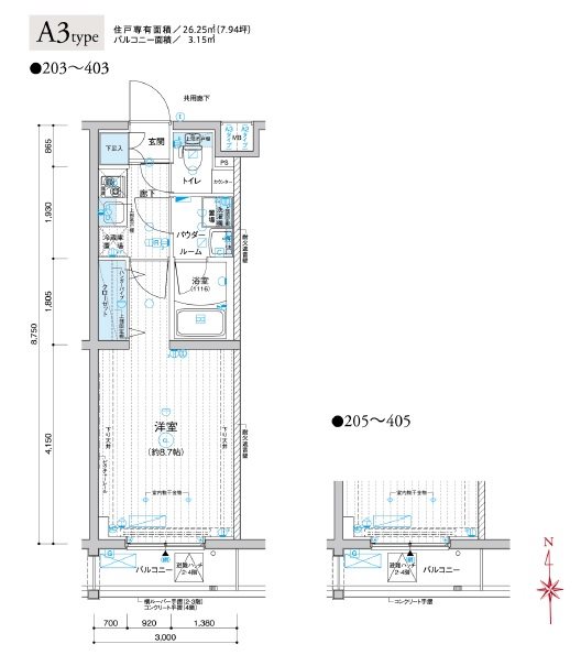 メインステージ上板橋 間取り