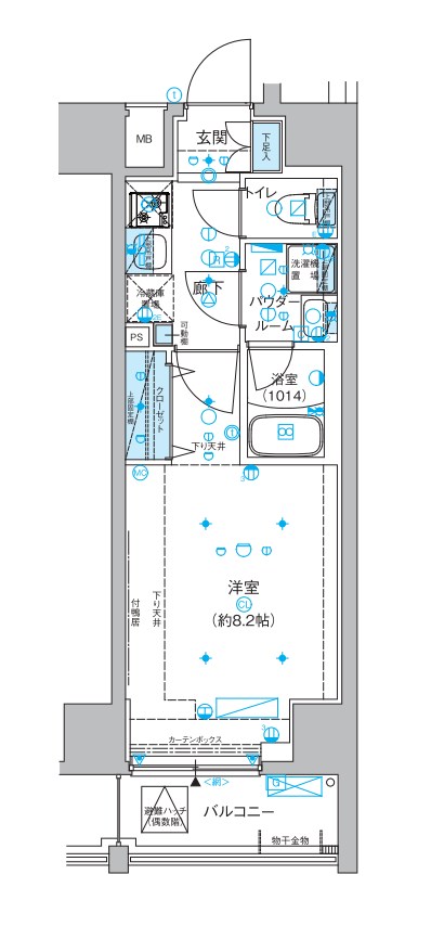 メインステージ両国Ⅲ 間取り