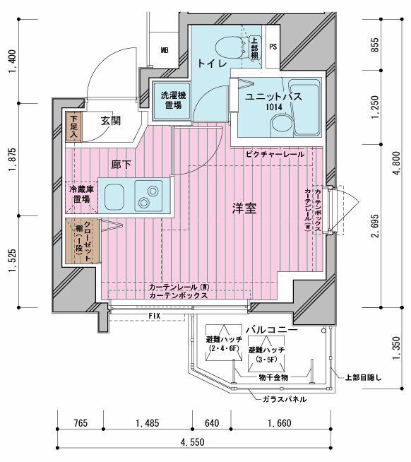 メインステージ白山 間取り