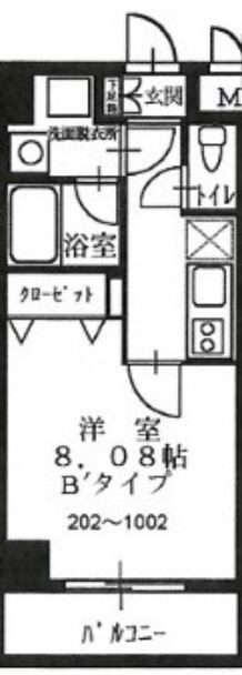 メインステージ西葛西Ⅱ 間取り