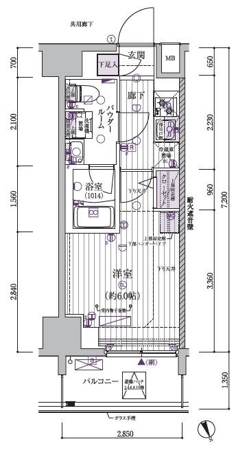 東京都立川市錦町３丁目 間取り