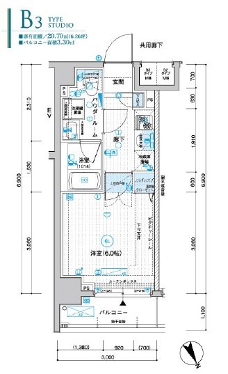 メインステージ川口ＷＥＳＴ 間取り