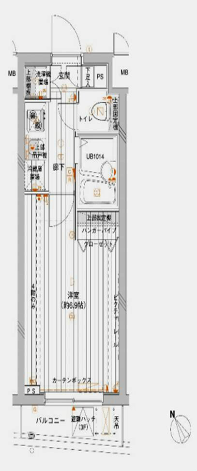 メインステージ赤塚 間取り