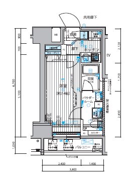メインステージ新御徒町 間取り