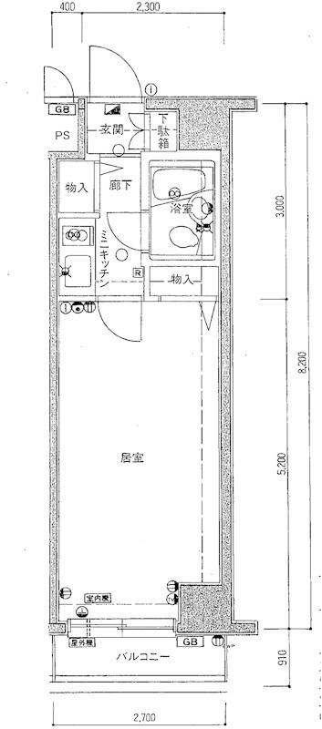 横浜平沼ダイカンプラザⅡ 間取り