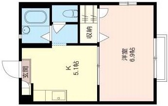 ルミエール 105号室 間取り
