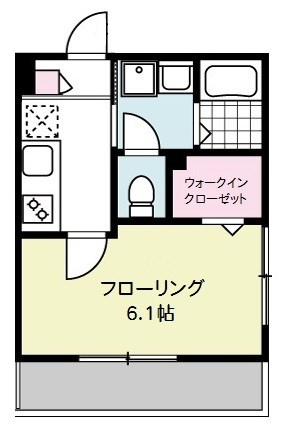 アンリ・ポアンカレ 201号室 間取り