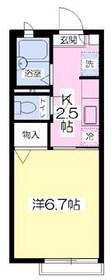 パークコート 207号室 間取り