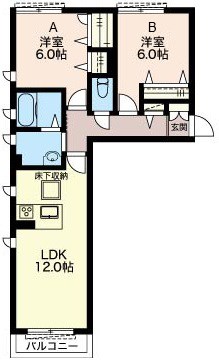 ストークおおたかの森 103号室 間取り