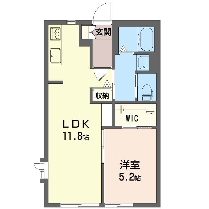 メゾン逆井Ａ 101号室 間取り