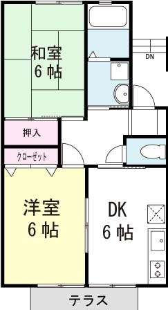 ブロードハウス 101号室 間取り