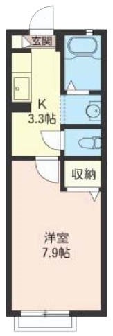 メゾン・レンブラント 205号室 間取り