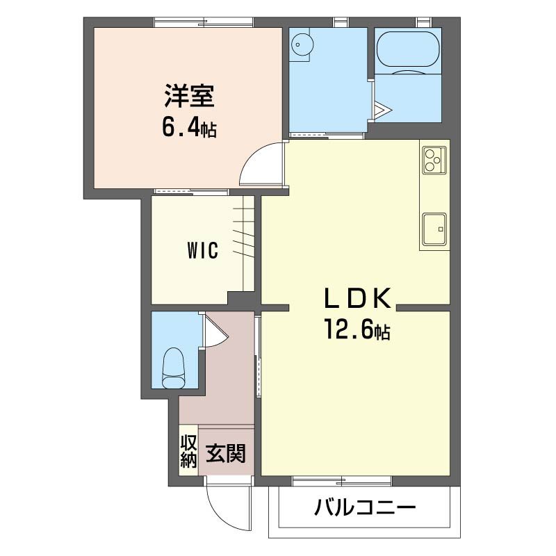リヴェール豊四季A 102号室 間取り