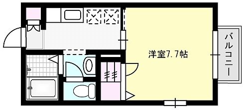 エスポワール 102号室 間取り