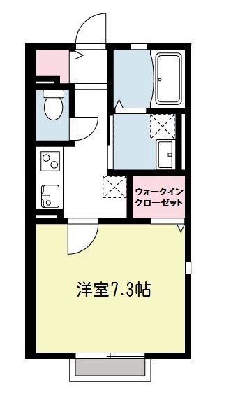 シンフォニア 105号室 間取り