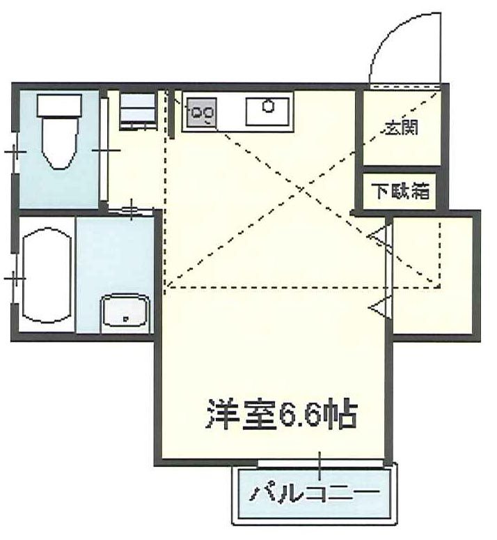 プチメゾン 201号室 間取り