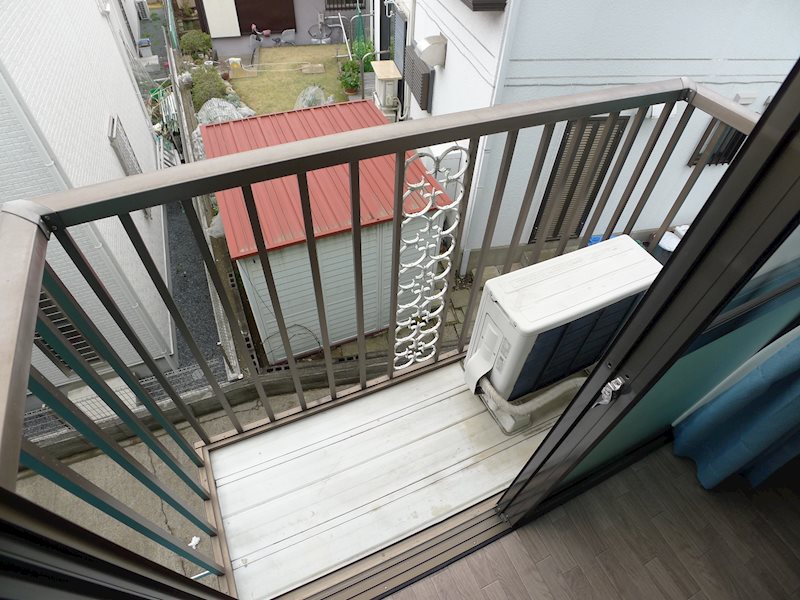 カーサベルデB棟 ベランダ
