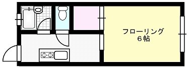 山口ハイツ 202号室 間取り
