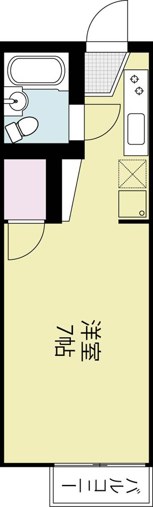 カーサベルデB棟 101号室 間取り