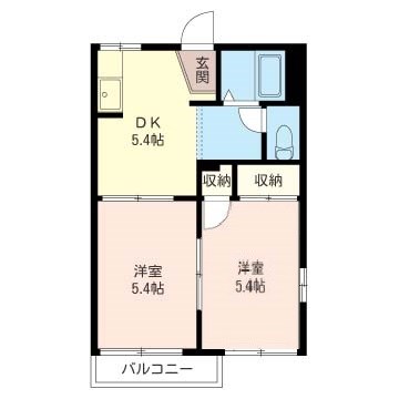 パークハウス運河B 201号室 間取り