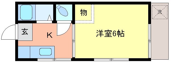 田中ハイツ 101号室 間取り