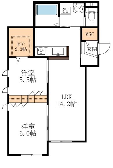 FOREST TERRACE(フォレストテラス) 101号室 間取り