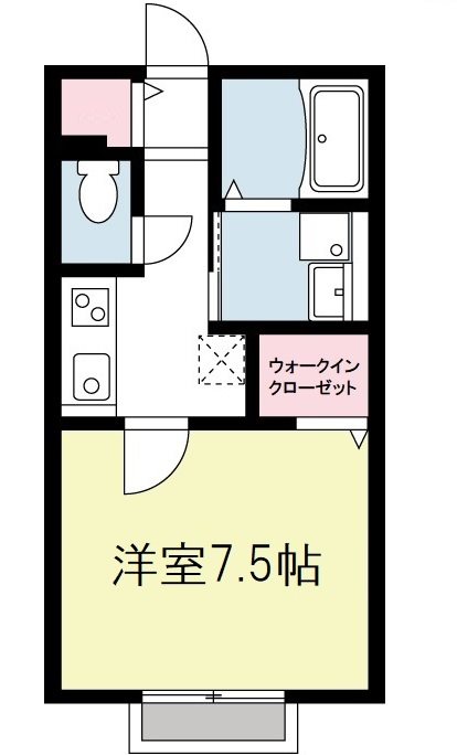エクシードハイツ 203号室 間取り