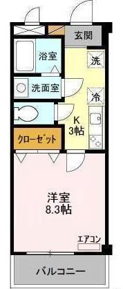 ボヌール柏の葉キャンパス 303号室 間取り