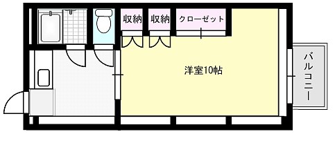 ソレイユ野田 203号室 間取り