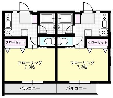 メゾンＫＳ 103号室 間取り