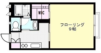 プロスパ藤井弐番館 208号室 間取り