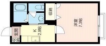 メープルパレス 106号室 間取り