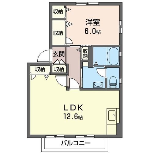 メゾンドールＭ 201号室 間取り