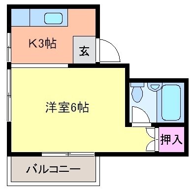 コーポサカイ 201号室 間取り