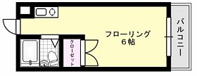 コーポアルベール 105号室 間取り
