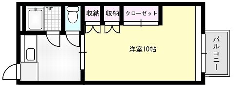 ソレイユ野田 102号室 間取り