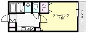 ガーデンヒルズⅡ 105号室 間取り