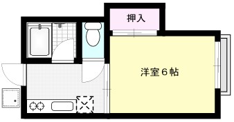 クルトゥラドーモ英萌Ⅰ 206号室 間取り