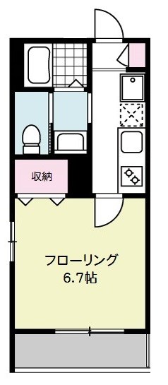 アンリ・ポアンカレ ☓03～☓05号室 間取り