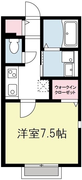 エクシードハイツ X01~X03号室 間取り