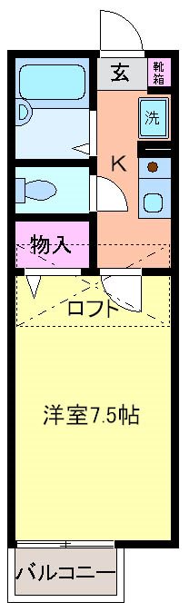 第6フジハイツ 間取り