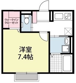 コアロード ☓03～☓05号室 間取り