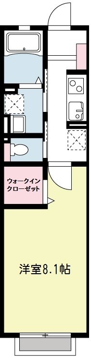 グレンディール ☓01～☓06号室 間取り