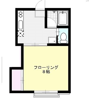 コーポ栄 202号室 間取り