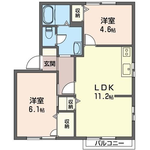 アーバンヒル新柏 101号室 間取り