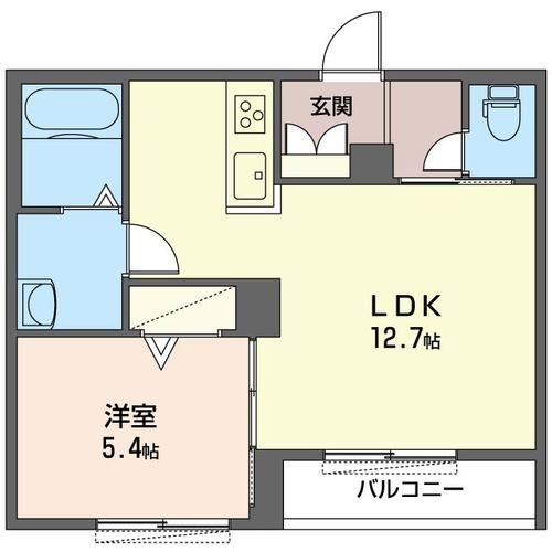 アリスティオ・ロカ 103号室 間取り